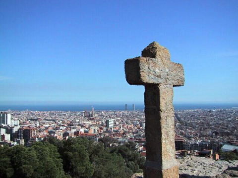 Cross in Park Guell